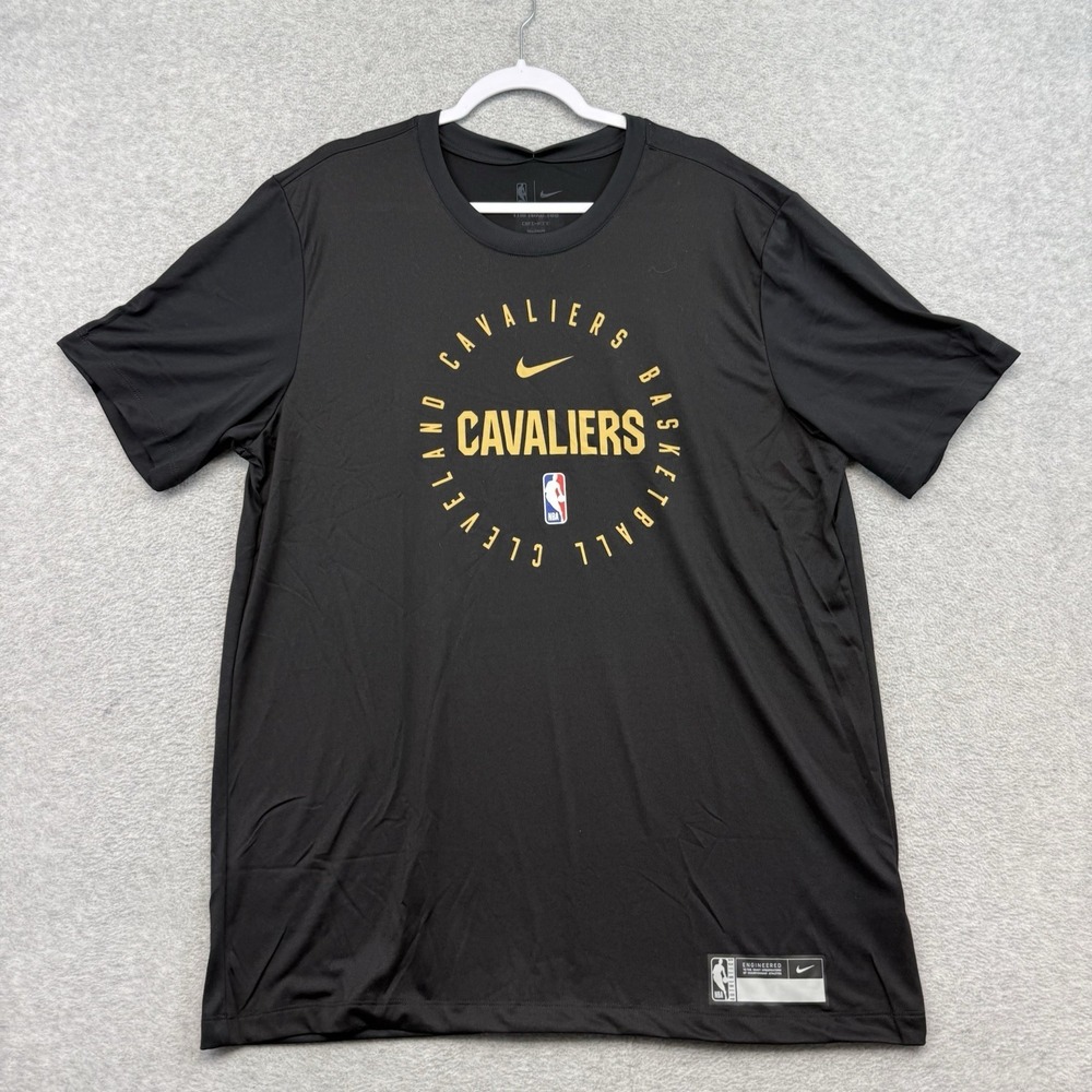 Cleveland Cavaliers NWT NIKE NBA Authentic T-Shirt Men's XLT Gray XL Tall NEW